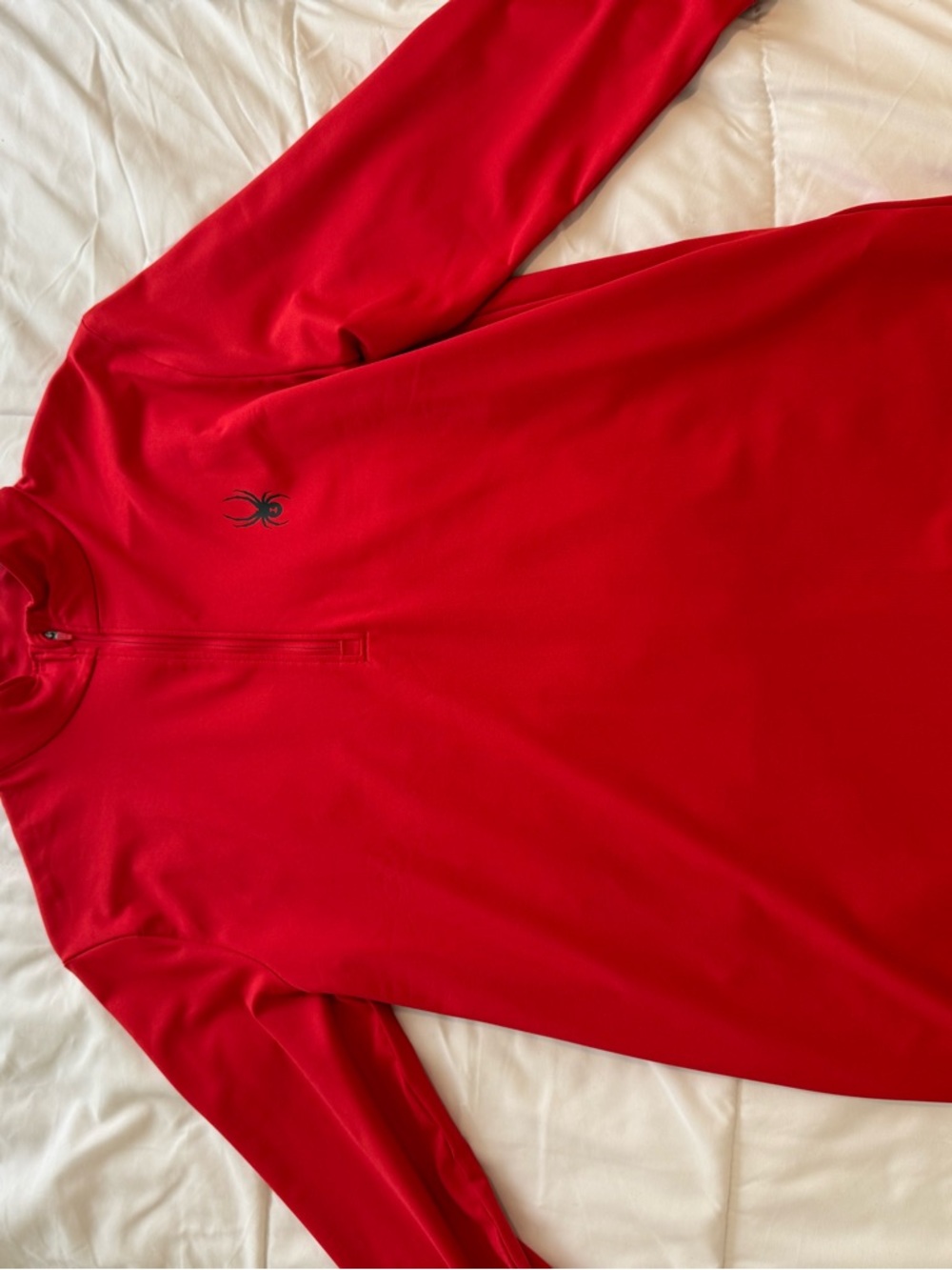 Spyder Red Athletic Quarter-Zip Pullover